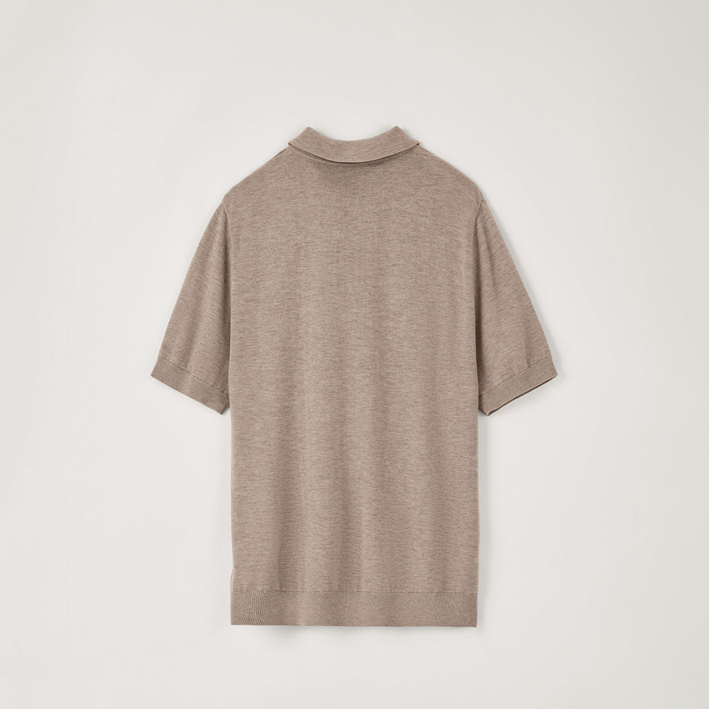 EaseLuxe Men Buttonless Polo Tee