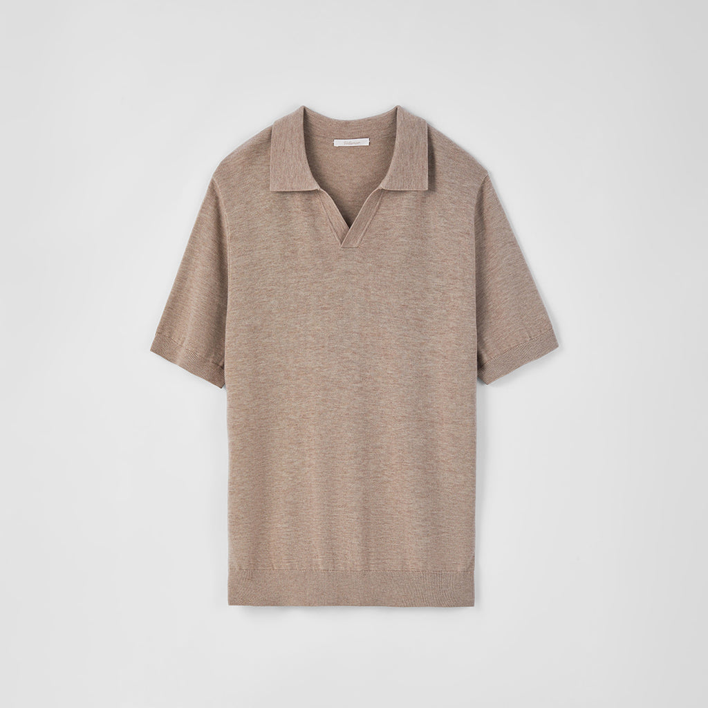 EaseLuxe Men Buttonless Polo Tee