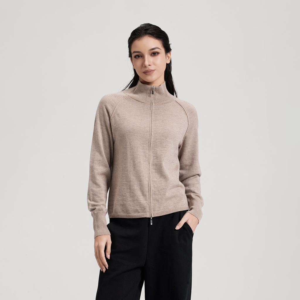 EaseLuxe Women Full Zip Long Sleeve
