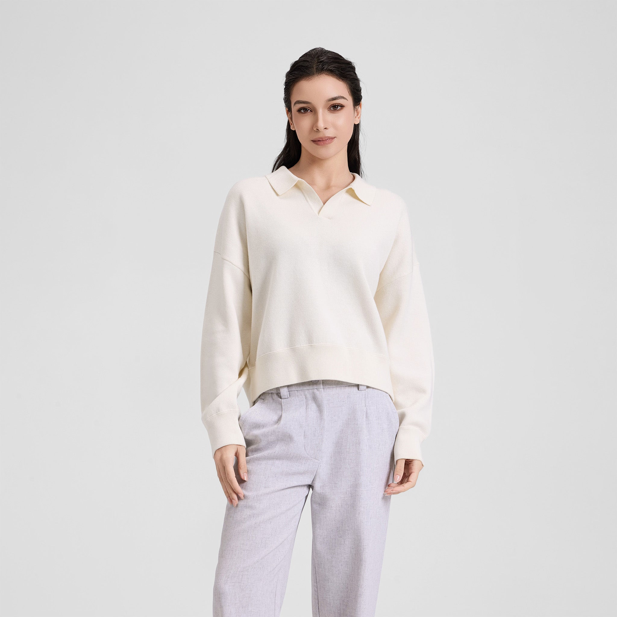SoftForm Women Polo Sweater